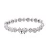 Image 2 : 14KT White Gold 1.69ctw Diamond Bracelet