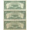Image 2 : 1963 $5 Red Seal Bill Lot of 3