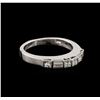 Image 2 : 14KT White Gold 0.75ctw Diamond Ring