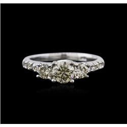 14KT White Gold 1.30ctw Diamond Ring