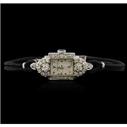 Vintage Croton 1.08ctw Diamond Ladies Watch