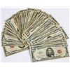 Image 1 : 1963 $5 Red Seal Bill Lot of 25