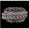 Image 2 : Ralph Lauren 21.00ctw Diamond Bracelet - 18KT White Gold