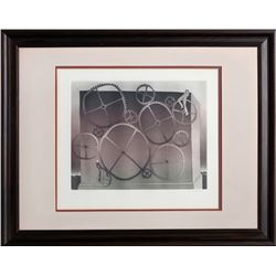 Jean-Michel Folon, Time's Machine, Aquatint Etching