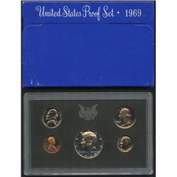1969 United States Proof Set with (5) Coins