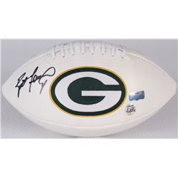 Brett Favre Signed Packers Logo Football (Brett Favre COA & Radtke COA)
