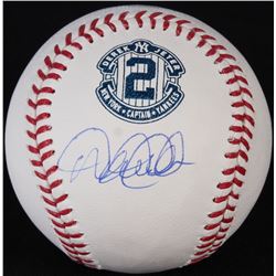 Derek Jeter Signed Yankees #2 Captain Final Season Logo Commemorative OML Baseball (Steiner COA & ML