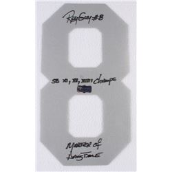 Ray Guy Signed Raiders Jersey Number #8 Inscribed "SB XI, XV, XVIII Champs" & "Master of Hang Time" 