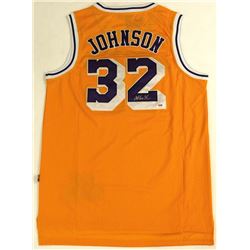Magic Johnson Signed Lakers Jersey (PSA COA)