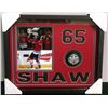 Image 1 : Andrew Shaw Signed Blackhawks 17x21x2 Custom Framed Shadowbox Hockey Puck Display (JSA)