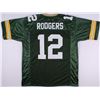 Image 1 : Aaron Rodgers Packers On-Field Style Custom Stitched Jersey (Size XL)