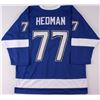 Image 1 : Victor Hedman Lightning On-Ice Style Custom Stitched Jersey (Size XL)