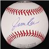 Image 1 : Jim Rice Signed 2007 World Series Career Stat Baseball (Legends COA)
