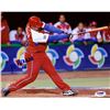 Image 1 : Yosvani Peraza Signed World Baseball Classic 8x10 Photo (PSA COA)