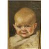 Image 1 : Edgar Bundy (1862 - 1922) Oil on panel Portrait of the artist's son Signed, inscribed and dated 1...