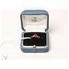 Image 1 : 10K Gold Ring With Genuine Ruby 
