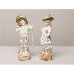 Paste Porcelain English Figurines Ca. 1870