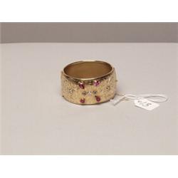 Estate Bracelet 10K Yellow Gold Scroll Work