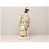Image 2 : Carved Bone Warlord Figure in Japanese Style
