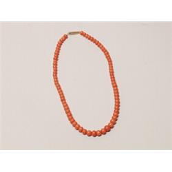 Victorian Red Coral Necklace