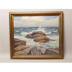 C1947 Oil on Canvas Ove Rutzon Svaneke
