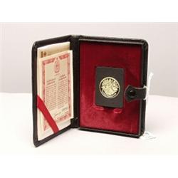 Canada $100 Gold Coin 22 K 1977 Encased