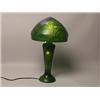 Image 3 : 20th C Art Glass Lamp Signed Galee - Trees