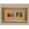 Image 1 : L.A. Miraldi Pr of Framed Miniature Seascapes