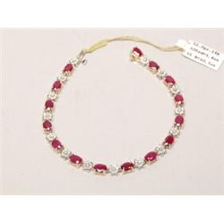 Ruby & Diamond Bracelet 10.5 ct  Fine Rubies