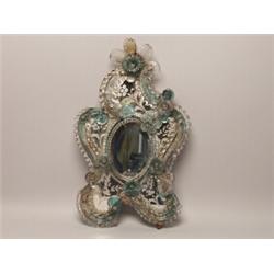 Antique Venetian Glass Wall Mirror CA 1875