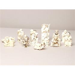 20 Ivory Human figure Netsuke