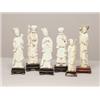 Image 1 : Six Carved Ivory Figures in Chinese Style