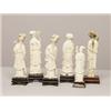 Image 2 : Six Carved Ivory Figures in Chinese Style