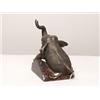 Image 2 : Japanese Bronze Elephant & Crocodile 