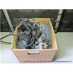 BOX: ELECTRONICS-POWER SUPPLIES, MONITOR