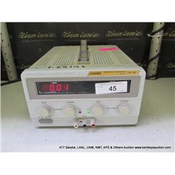 LEADER 718-10D REGULATED DC POWER SUPPLY (print sequence:) 68193