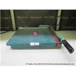 MARTIN YALE 16" PAPER CUTTER (print sequence:) 68143