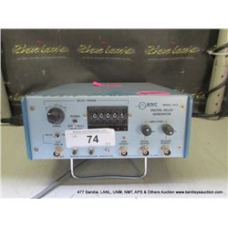 BNC 7010 DIGITAL DELAY GENERATOR (print sequence:) 68217