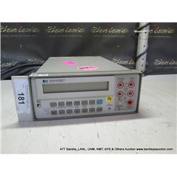 HP 3478A MULTIMETER (print sequence:) 67970