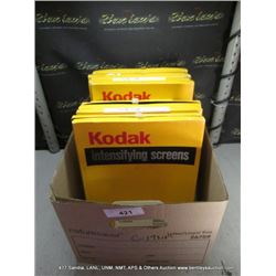 BOX: KODAK INTENSIFYING SCREENS