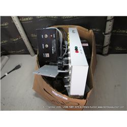 BOX: ELECTRONICS-CONTROLS, GAUGES