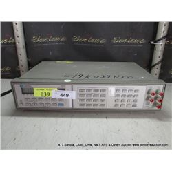 HP 3457A MULTIMETER (print sequence:) K-039