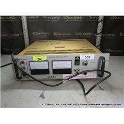 GAMMA RR2-100R- HIGH VOLTAGE REGULATED DC POWER SUPPLY (print sequence:) I-202