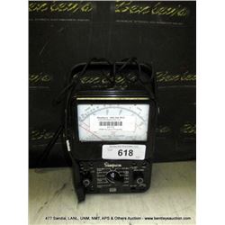 SIMPSON 260 VOLT-OHM MILLIAMETER (print sequence:) 44123