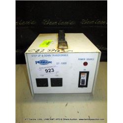 PHILMORE ST-1000 STEP-UP & DOWN TRANSFORMER (print sequence:) 3768