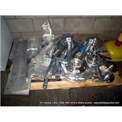 PALLET: MISCELLANEOUS VALVE STAINLESS PARTS