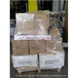 PALLET: LIGHTBULBS, MOPS, SOAP DISPENSORS