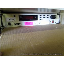 BERTAN 225 HIGH VOLTAGE POWER SUPPLY (print sequence:) 68460