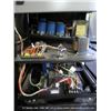 Image 10 : INSTRON CABINET W/ DATA SYSTEM ADAPTER, LOAD CELL AMP, CONTROL, STRAIN DATA, CROOSHEAD CONTROL (prin