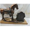 Image 2 : YORKSHIRE ELECTRIC CLOCK W/ HORSE